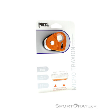 Petzl Micro Traxion Rücklaufsperre-Orange