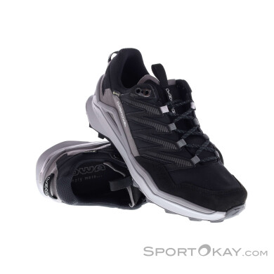 Lowa Maddox Pro GTX Low Herren Trekkingschuhe Gore-Tex-Schwarz-9,5