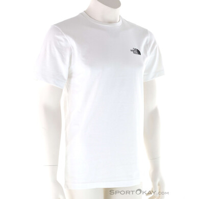 The North Face S/S Simple Dome Herren T-Shirt-Weiss-L