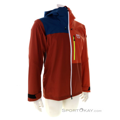 Ortovox Ortler 3L Herren Outdoorjacke-Rot-S