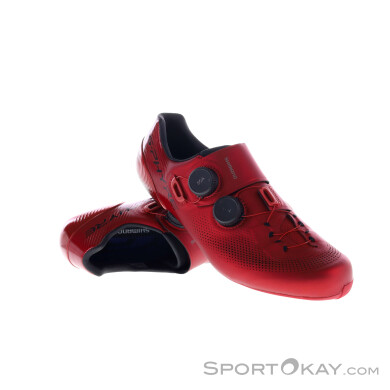 Shimano RC903 S-Phyre Wide Herren Rennradschuhe-Rot-42