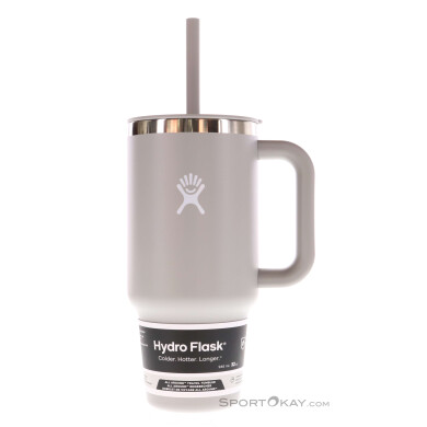 Hydro Flask 32oz All Around Tumbler 946ml Thermobecher-Hell-Grau-One Size