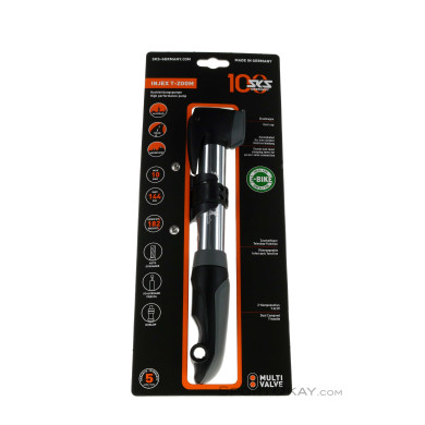 SKS Germany Injex T-Zoom Minipumpe-Silber-One Size