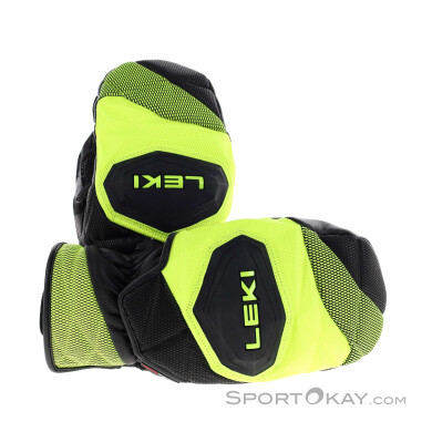 Leki WCR Venom 3D Mitt Kinder Skihandschuhe-Schwarz-6