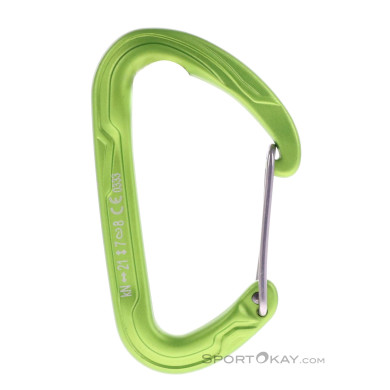 Edelrid Pure Wire III Karabiner-Hell-Grün-One Size