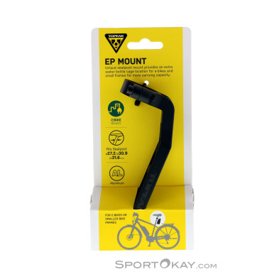 Topeak EP Mount Flaschenhalter Adapter-Schwarz-One Size