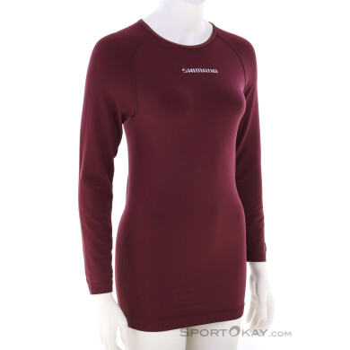 Shimano W Vertex LS Damen Funktionsshirt-Rot-L-XL