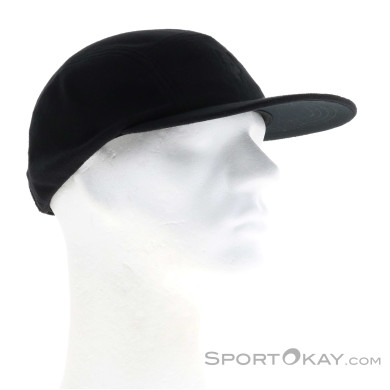 Fox Polar Fleece 5 Panel Schildmütze-Schwarz-One Size