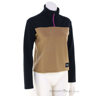 Mons Royale Offgrid Merino Fleece Damen Sweater-Braun-S
