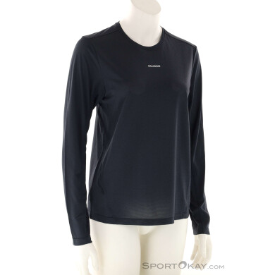 Salomon SHKout Core Damen Shirt-Schwarz-M