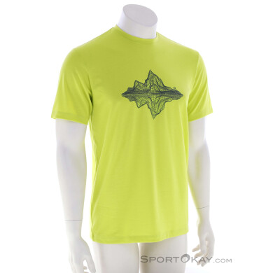 Helly Hansen Skog Graphic Herren T-Shirt-Gelb-M