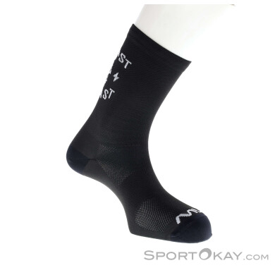 Northwave Ride Fast Die Last Bikesocken-Schwarz-M