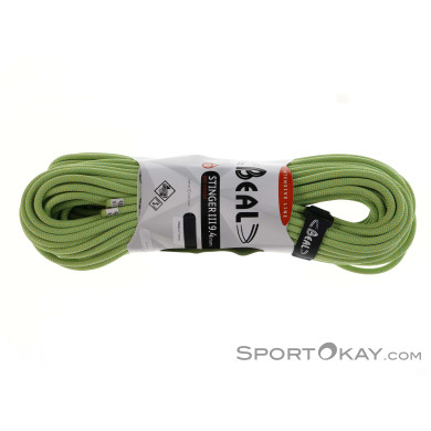 Beal Stinger III Dry Cover 9,4mm 60m Kletterseil-Grün-60