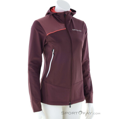Ortovox Pala Hooded Damen Outdoorjacke-Rot-S