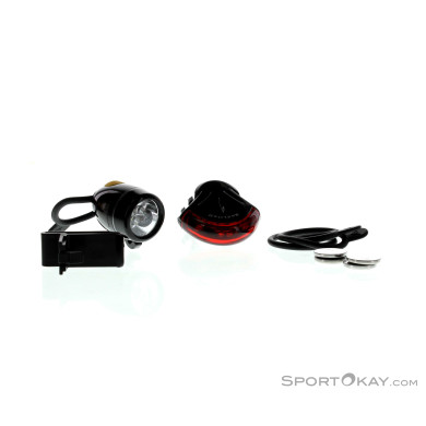 Topeak HighLite Combo 2 Fahrradlicht Set-Schwarz-One Size