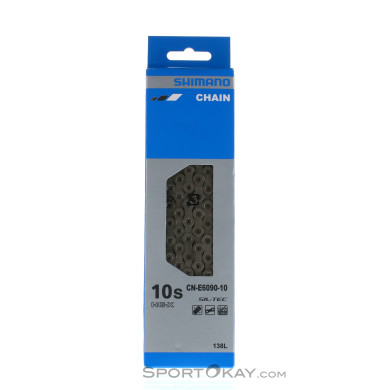 Shimano CN-E6090 10-fach 138GL E-Bike Kette-Grau-One Size