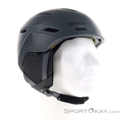 Smith Mission Mips Skihelm-Dunkel-Grau-M
