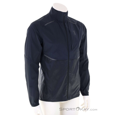 On Weather Jacket Herren Laufjacke-Schwarz-M