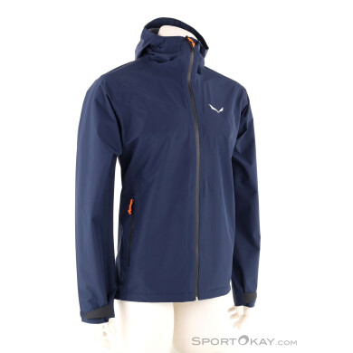 Salewa Puez 2.5L Powertex Herren Regenjacke-Dunkel-Blau-L