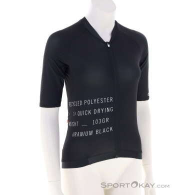 POC Pristine Print S/S Damen Bikeshirt-Schwarz-M