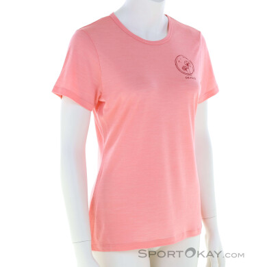 Devold Active Spring Damen T-Shirt-Pink-Rosa-M