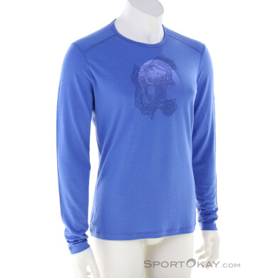 Icebreaker 200 Oasis Merino L/S Herren Shirt-Blau-L
