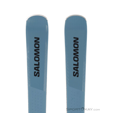 Salomon E S/Max 10 + M11 GW Skiset 2025-Hell-Blau-165