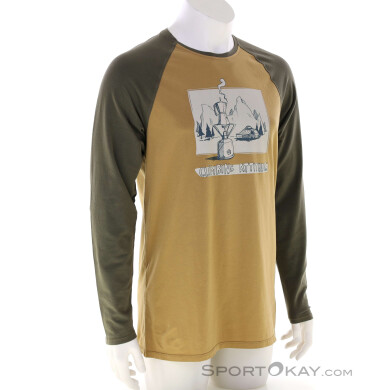 E9 Long Coffee Herren Shirt-Braun-M