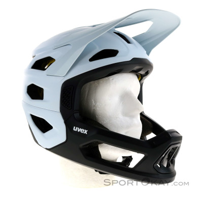Uvex Revolt MIPS Fullface Helm abnehmbar-Weiss-52-57