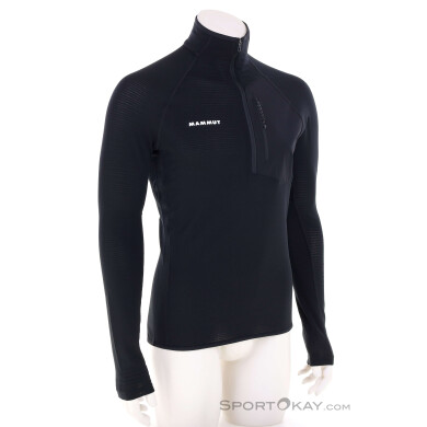 Mammut Aenergy Light ML Half Zip Herren Sweater-Schwarz-XXL