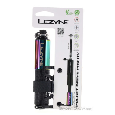 Lezyne Pocket Drive Pro HV Minipumpe-Mehrfarbig-One Size