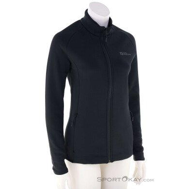 Jack Wolfskin Baiselberg FZ Damen Fleecejacke-Schwarz-S