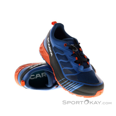 Scarpa Ribelle Run GTX Kinder Traillaufschuhe Gore-Tex-Blau-32