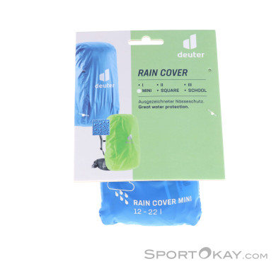 Deuter Raincover Mini 12-22l Regenhülle-Hell-Blau-One Size