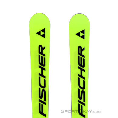 Fischer RC4 WC GS Jr. + RC4 Z11 Freeflex Kinder Skiset 2025-Gelb-148