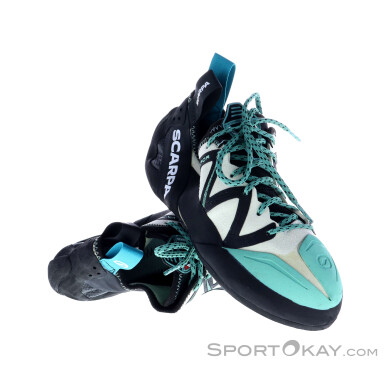 Scarpa Vapor Damen Kletterschuhe-Türkis-39,5