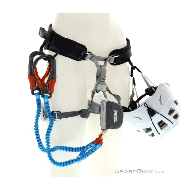 Petzl Via Ferrata Eashook Klettersteigpaket (Set, Helm, Gurt)-Mehrfarbig-1