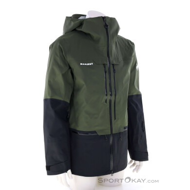 Mammut Haldigrat HS Hooded Herren Skijacke-Oliv-Dunkelgrün-XL