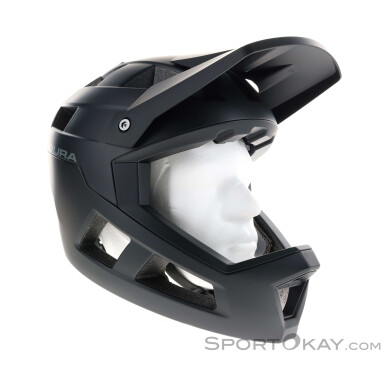 Endura Singletrack MIPS Fullface Helm-Schwarz-L-XL