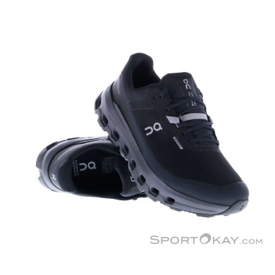 On Cloudvista 2 Waterproof Herren Traillaufschuhe-Schwarz-10