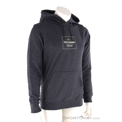 Helly Hansen F2F Organic Cotton Hoodie Herren Sweater-Dunkel-Grau-S