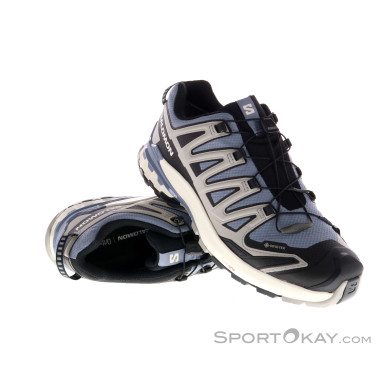 Salomon XA PRO 3D V9 GTX Herren Traillaufschuhe Gore-Tex-Hell-Blau-9,5