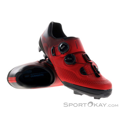 Shimano XC702 Herren MTB Schuhe-Rot-46