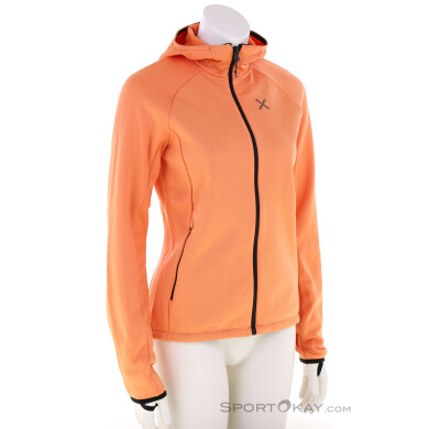 Montura Fadis Grid Hooded Maglia Damen Fleecejacke-Orange-S