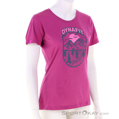 Dynafit Graphic Cotton Damen T-Shirt-Lila-40