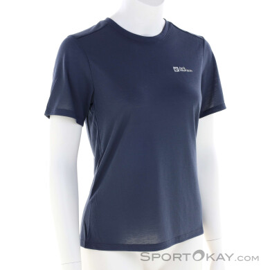 Jack Wolfskin Vonnan S/S Damen T-Shirt-Schwarz-M