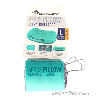 Sea to Summit Aeros Ultralight Pillow L Kissen-Türkis-One Size