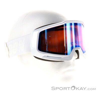 100% Okan Hiper Skibrille-Weiss-One Size