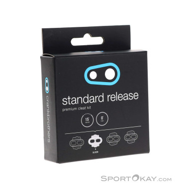 Crankbrothers Standard Release 0 Degree Pedal Cleats-Silber-One Size