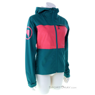 Endura Singletrack Waterproof II Damen Bikejacke-Oliv-Dunkelgrün-S